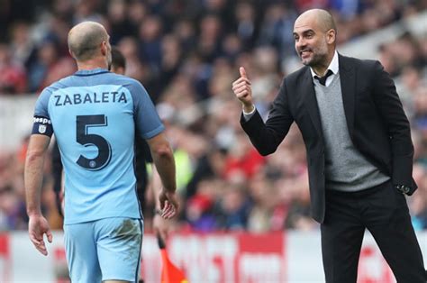 zabaleta|pep guardiola shirt.